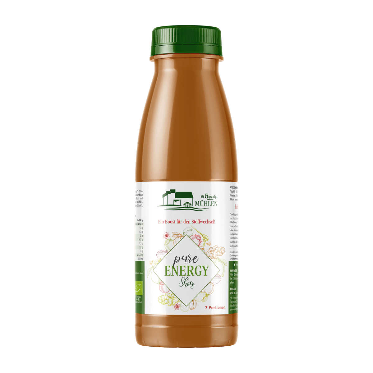 Pure Bio Energy Shots Konzentrat 0,25 l